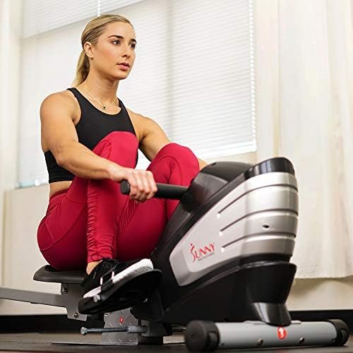 Sunny Health & Fitness Rowing Machine with Optional Magnetic...