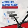 PayLessHere Exercise Bike Foldable Stationary Bike with 8 Le...