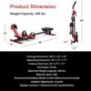 Goplus 4 in 1 Folding Rowing Machine, AB Crunch Workout Mach...