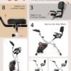 YOSUDA Exercise Bike, Folding Exercise Bike for Seniors 330L...