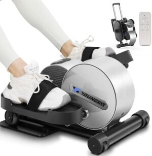 Under Desk Elliptical, Electric Seated Foot Pedal Exerciser ...