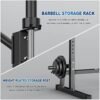 JX FITNESS Squat Rack Cage with Pull Up Bar,Adjustable Power...