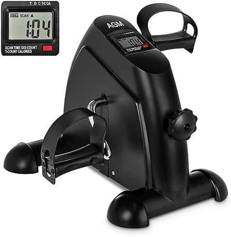 Mini Exercise Bike, AGM Under Desk Bike Pedal Exerciser Foot...
