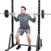 Body Champ Power Rack System Adjustable Squat Rack Weight an...