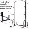 Body Champ Power Rack System Adjustable Squat Rack Weight an...