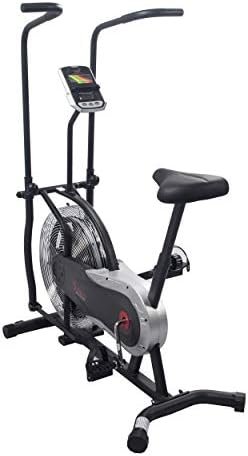 Sunny Health & Fitness Air Bike Fan Exercise Bike with Digit...