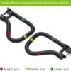 SELEWARE Solid Dip Bar Attachment for 2" x 2" or 3" x 3" wit...