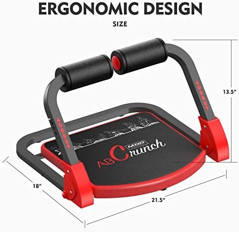 MBB 22 In 1 Foldable Ab Crunch Machine Automatic Rebound Abd...