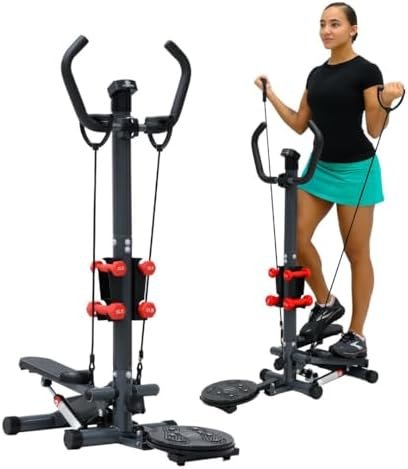 Multi-Function Mini Stepper 300+ lb Capacity - Exercise Step...