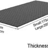 Treadmill Mat, Exercise Equipment Mats, High Density Floor P...