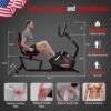 HARISON Magnetic Recumbent Exercise Bike with Arm Exerciser,...