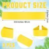 3 Pcs Rubber Pulling Ankle Strap for Swimming Yellow Ankle B...