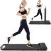 2 in 1 Foldable Treadmill, Walking Pad Treadmill for Home Of...