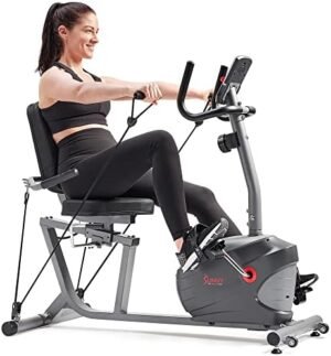 Sunny Health & Fitness Performance Interactive Series Recumb...