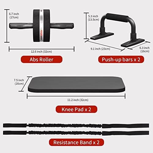 Ab Rollers Wheel Kit, Exercise Wheel Core Strength Training ...