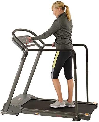 Sunny Health & Fitness Endurance Cardio Running Walking Trea...