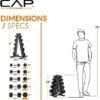 CAP Barbell Dumbbell Set with Rack | Multiple Options in 150...