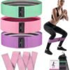 Fabric Resistance Bands Set,Exercise Bands for Legs and Boot...