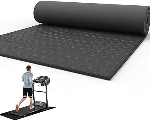 Treadmill Mat, Exercise Equipment Mats, High Density Floor P...