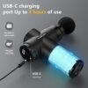AERLANG Mini Massage Gun-Black，Muscle Deep Tissue Massager G...