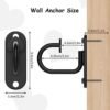 4PCS Wall Mount Workout Anchors, Resistance Bands Wall Ancho...