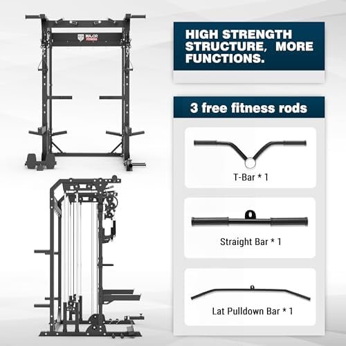 Multi-Functional All-in-One Power Rack Raptor F22, Squat Rac...