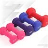 JBM Neoprene Dumbbell Pairs, 2-8lbs Hand Weight Set of 2 Non...