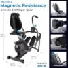 FreeStep LT1 Recumbent Cross Trainer Stepper - Zero-Impact E...