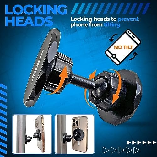 Gym Buddy Magnetic Phone Mount for Gym Premium Quality - Hea...