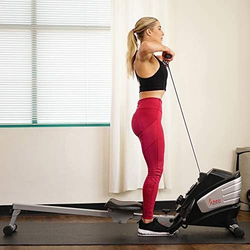 Sunny Health & Fitness Rowing Machine with Optional Magnetic...