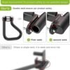 SELEWARE Solid Dip Bar Attachment for 2" x 2" or 3" x 3" wit...