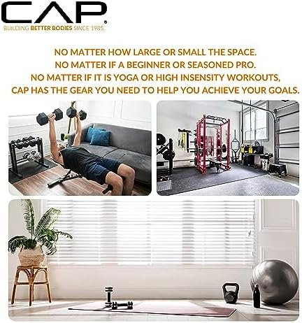 CAP Barbell Dumbbell Set with Rack | Multiple Options in 150...