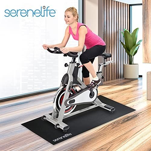 Exercise Bike Trainer Thick Floor Mat 30”x60”- Indoor Bike M...