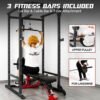 Power Cage, Power Rack with LAT Pulldown, Multi-Functional S...