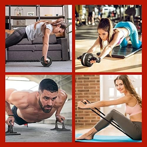 Ab Rollers Wheel Kit, Exercise Wheel Core Strength Training ...