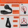 Portable Extra Heavy Home Gym Resistance Band Bar Set with 4...