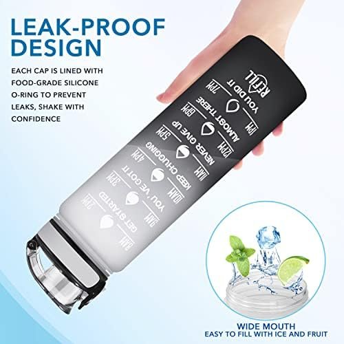 Enerbone 32 OZ Water Bottle, Leakproof BPA & Toxic Free, Mot...