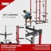 Power Cage, Multi-Functional Power Rack with LAT Pulldown Ca...