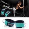 J Bryant Barbell Pad Set with 2 Ankle Straps for Cable Machi...