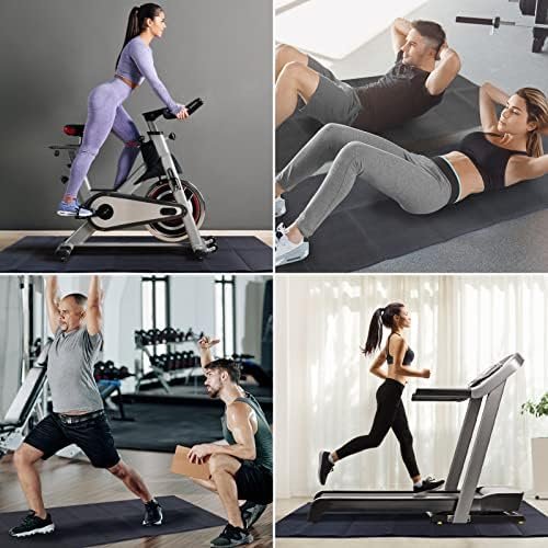 Treadmill Mat32" x 72",High-Density Durable Workout Mat,Fold...