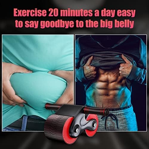 Automatic Rebound Abdominal Wheel Kit - Ab Roller Workout Eq...