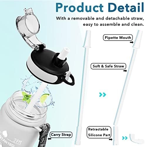 Enerbone 32 OZ Water Bottle, Leakproof BPA & Toxic Free, Mot...