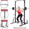 Body Champ Power Rack System Adjustable Squat Rack Weight an...