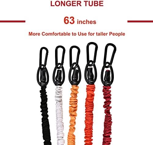 11 PCS Resistance Bands Set, Exercise Tubes 63 inchs, Workou...