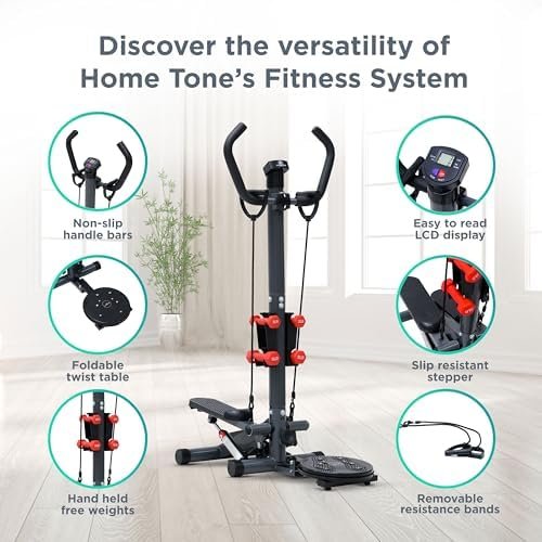 Multi-Function Mini Stepper 300+ lb Capacity - Exercise Step...