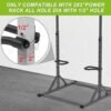 SELEWARE Solid Dip Bar Attachment for 2" x 2" or 3" x 3" wit...