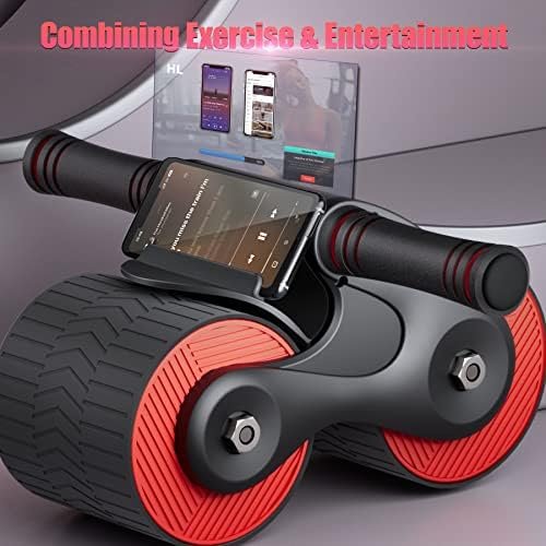 Automatic Rebound Abdominal Wheel Kit - Ab Roller Workout Eq...