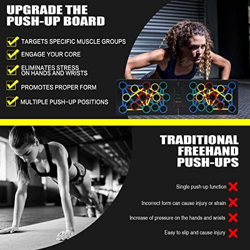 Push Up Board 9 in 1 Home Workout Equipment Multi-Functional...
