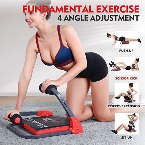 MBB 22 In 1 Foldable Ab Crunch Machine Automatic Rebound Abd...
