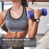 JBM Neoprene Dumbbell Pairs, 2-8lbs Hand Weight Set of 2 Non...
